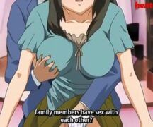 Hentai morena muito gostosa fazendo sexo com filho